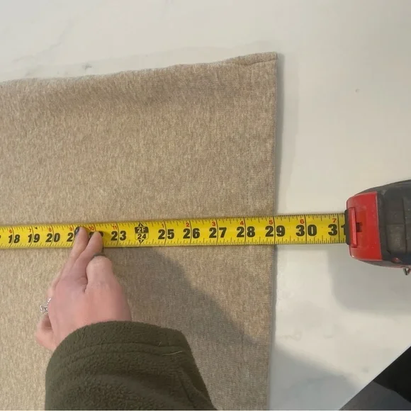 Woolrich QuarterZip Pullover Sweater Elbow Patch Tan Brown Mens Size XL - Picture 7 of 8